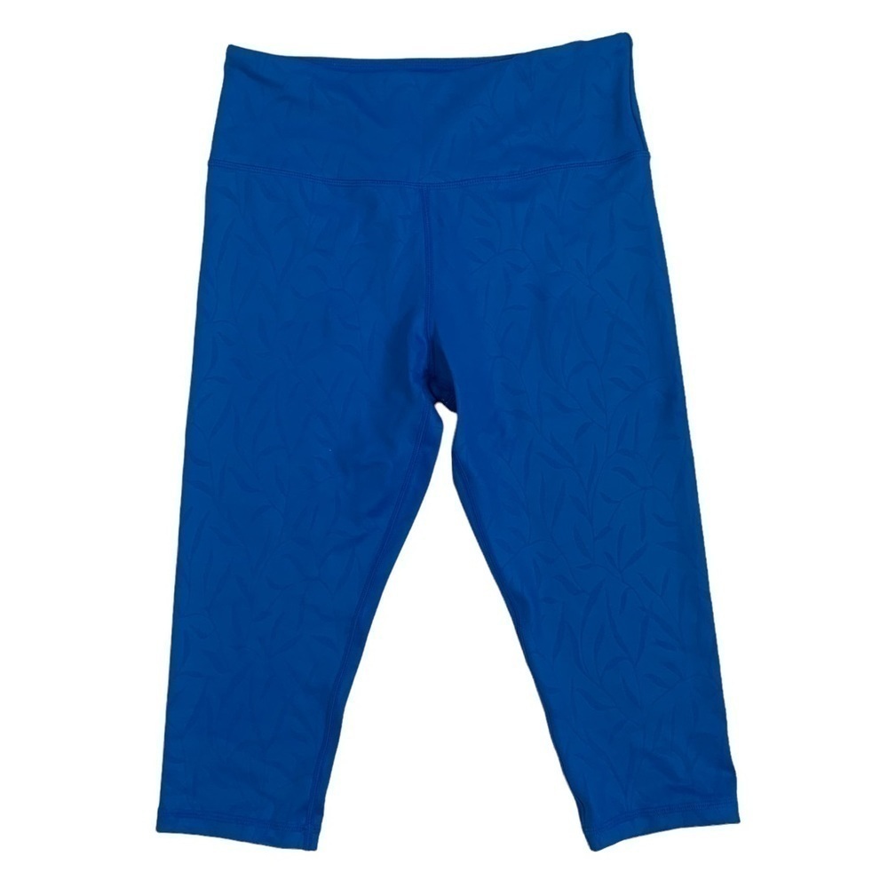Zyia Royal Blue Willow Light N Tight Hi-Rise Crop Legging - Picture 4 of 14